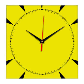 Настенные часы Ideal 867 желтые