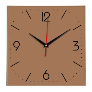 Настенные часы Ideal 868 коричневый светлый