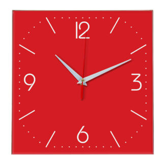 Настенные часы Ideal 868 красный