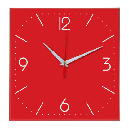 Настенные часы Ideal 868 красный