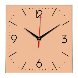 Настенные часы Ideal 868 оранжевый светлый