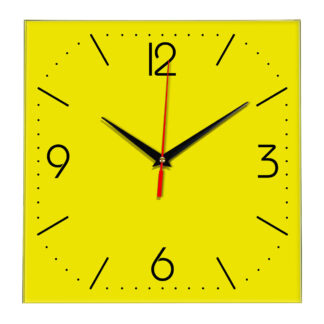 Настенные часы Ideal 868 желтые