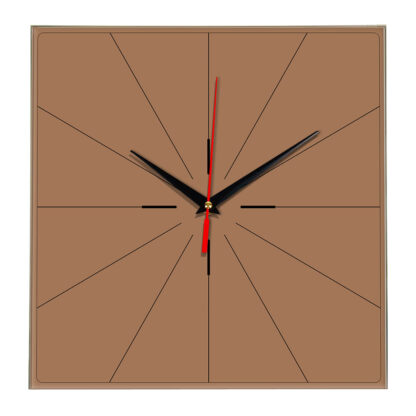 Настенные часы Ideal 869 коричневый светлый