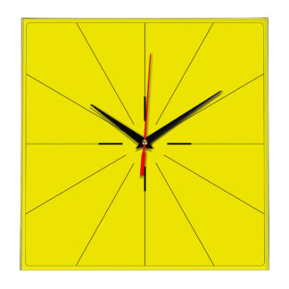 Настенные часы Ideal 869 желтые