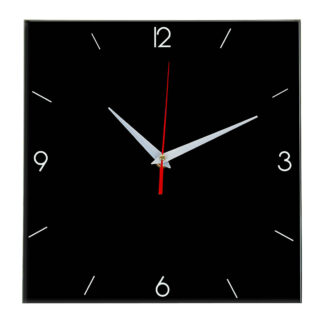 Настенные часы Ideal 870 черные