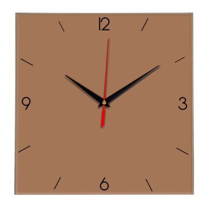 Настенные часы Ideal 870 коричневый светлый