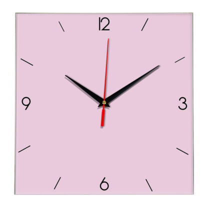 Настенные часы Ideal 870 розовые светлый