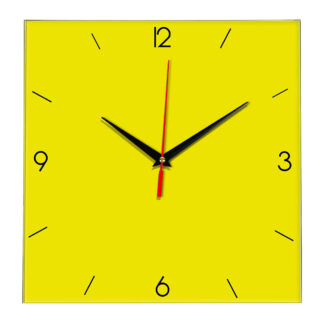 Настенные часы Ideal 870 желтые