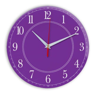 Настенные часы Ideal 900 фиолетовые