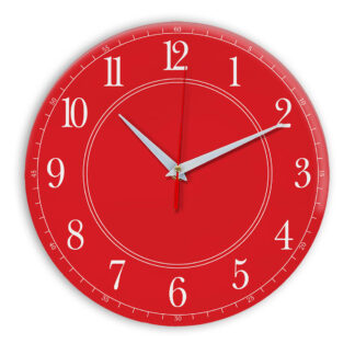 Настенные часы Ideal 900 красный