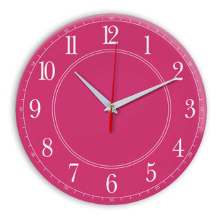 Настенные часы Ideal 900 розовые