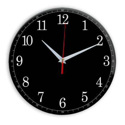 Настенные часы Ideal 901 черные
