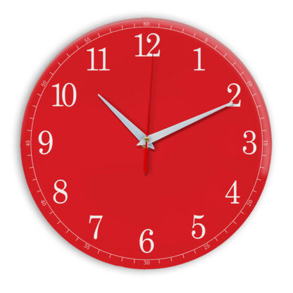 Настенные часы Ideal 901 красный