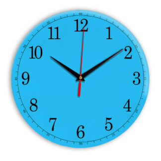 Настенные часы Ideal 901 синий светлый