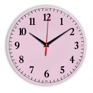 Настенные часы Ideal 902 розовые светлый