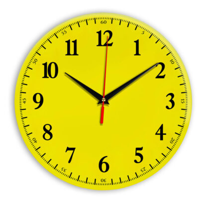 Настенные часы Ideal 902 желтые
