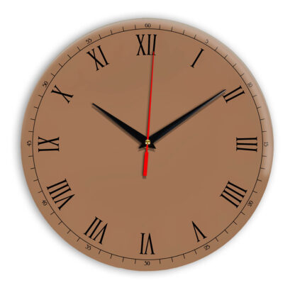 Настенные часы Ideal 903 коричневый светлый