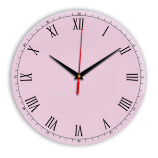 Настенные часы Ideal 903 розовые светлый