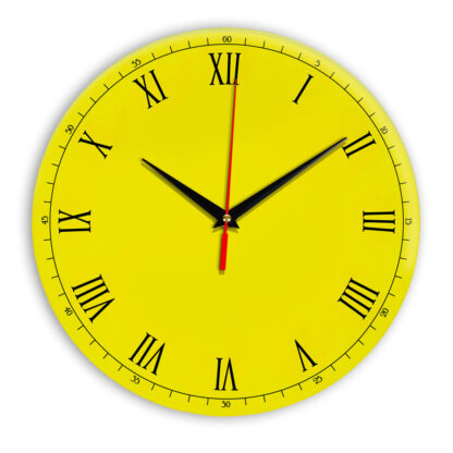 Настенные часы Ideal 903 желтые
