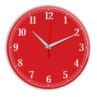 Настенные часы Ideal 904 красный