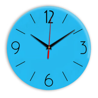 Настенные часы Ideal 906 синий светлый