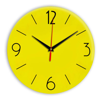 Настенные часы Ideal 906 желтые