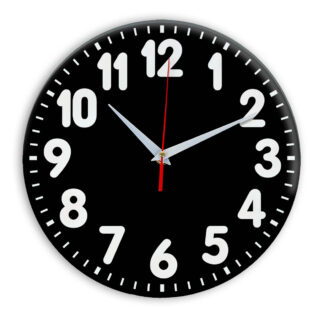 Настенные часы Ideal 907 черные