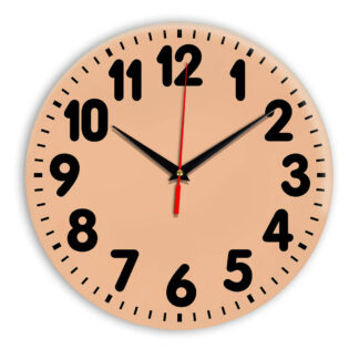 Настенные часы Ideal 907 оранжевый светлый