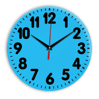 Настенные часы Ideal 907 синий светлый