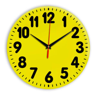 Настенные часы Ideal 907 желтые