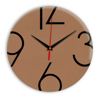 Настенные часы Ideal 908 коричневый светлый