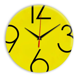 Настенные часы Ideal 908 желтые