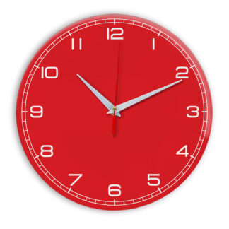 Настенные часы Ideal 909 красный