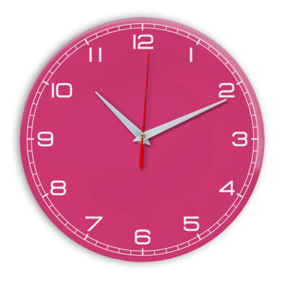 Настенные часы Ideal 909 розовые