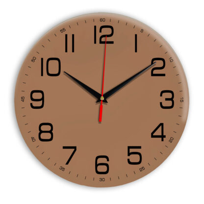 Настенные часы Ideal 911 коричневый светлый