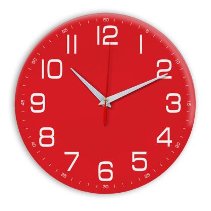 Настенные часы Ideal 911 красный