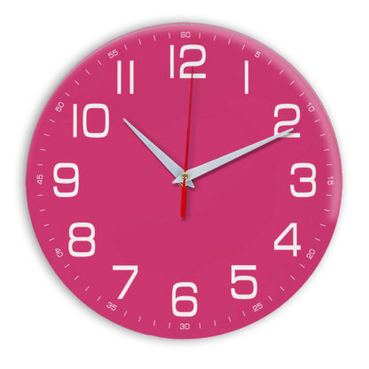 Настенные часы Ideal 911 розовые