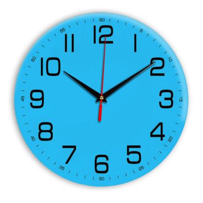 Настенные часы Ideal 911 синий светлый