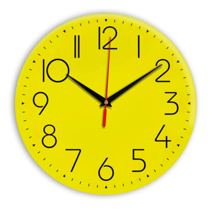 Настенные часы Ideal 912 желтые