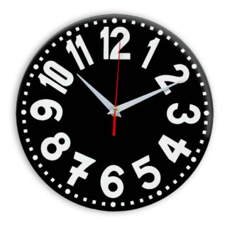 Настенные часы Ideal 913 черные