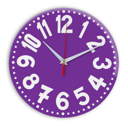 Настенные часы Ideal 913 фиолетовые