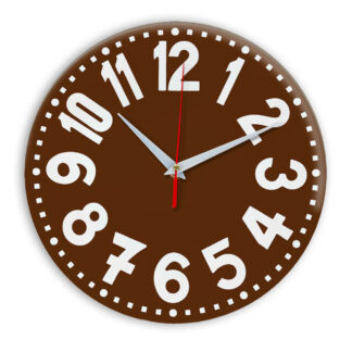 Настенные часы Ideal 913 коричневый