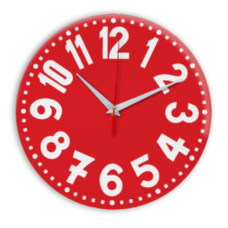 Настенные часы Ideal 913 красный