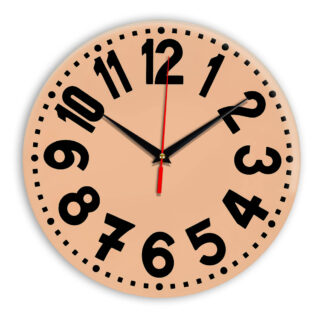 Настенные часы Ideal 913 оранжевый светлый