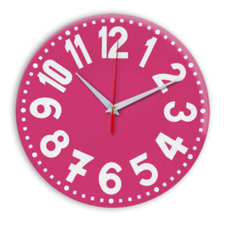 Настенные часы Ideal 913 розовые