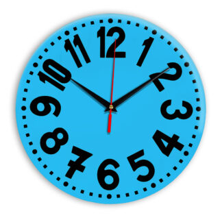 Настенные часы Ideal 913 синий светлый