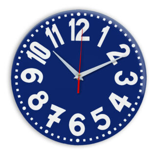 Настенные часы Ideal 913 синий темный