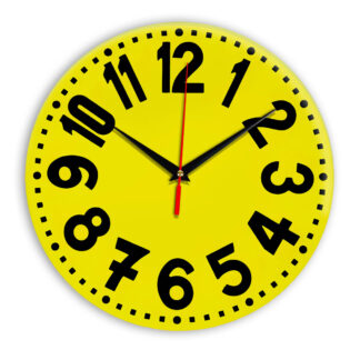 Настенные часы Ideal 913 желтые