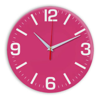 Настенные часы Ideal 914 розовые