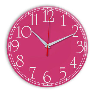Настенные часы Ideal 915 розовые